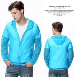 New modern style design rainning jacket coat outdoor anti-uv skin clothing Sunlight Philtre Spring Autumn Jacket