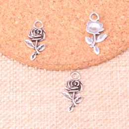 150pcs Charms flower rose 21mm Antique Making pendant fit,Vintage Tibetan Silver,DIY Handmade Jewelry