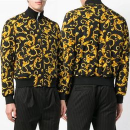 Veste Homme Popular For Men 3D Print Nylon Jacket Knitted Cuffs Outerwear Male Black Size 3XL
