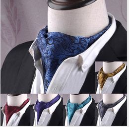 Polyester Jacquard Men's Fashion Scarf Fashion Suit Shirt British Style Scarf