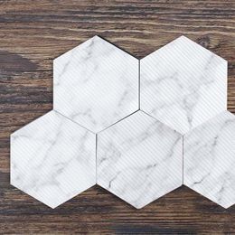 Tile Hexagonal Tile Subsidies Shower Room Kitchen Home Furnishing Non-slip Land Subsidies Diy Split Joint Wall Stickers Lb022