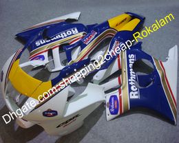 For Honda CBR600 F3 Fairing CBR600F3 CBR 600 600F3 600F 3 97 98 1997 1998 Blue White Yellow Bodywork Motorcycle kit (Injection molding)