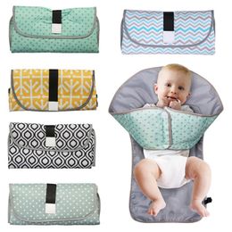 Baby Wasserdichtem Reissverschluss Wiederverwendbare Stoff Windel Tasche S1T