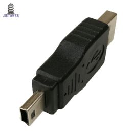 500pcs/lot USB 2.0 Male to Mini usb 5pin male connector Adapter for MP3 Camera Car AUX Flash Disk Card Reader Keybaord Mouse