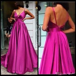 Vestidos De Fiesta Largos Fucsia Baratos Oferta Online | DHgate.com