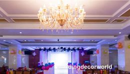 Nice wedding stages crystal lightting pillars with light for decoration decor 0852