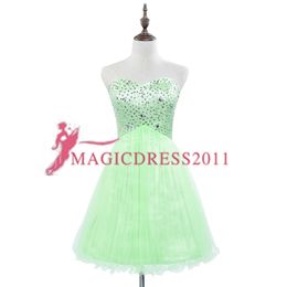 100% Real Image Sparkly Homecoming Dresses Sleeveless Party Prom Gowns Graduation Cocktail 2019 Occasion Dresses IN STOCK Dress Cheap SD034