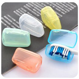 Portable brush toothbrush protect cover holder cover mini tidy healthy creative teeth brush home head brush for dust clear