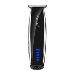 Kemei km-624 Replacement Carbon Steel Cutter Head Hair Clipper LCD Rechargeable Electric Shaver Razor Hair Cutting Machine
