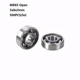 500pcs/lot MR85 675 Open Type Deep Groove Ball Bearing Mini bearing 5*8*2mm 5x8x2mm