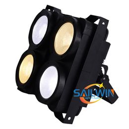 CHINA STAGE LIGHTING Warm white 2in1 four eyes 4x100w led audience blinder cob audience Light Studio Audience Par Light For Bar disco KTV Wedding