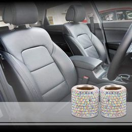 Universal Car Headrest Crystal Jewellery Auto Creative Interior Decoration Supplies Pink White Blue