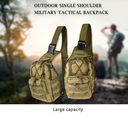 Outlife 600D Outdoor MIni Sling Shoulder zaino militare Campeggio Molle Zaino tattico Army Hiking Camouflage Hunting Bag