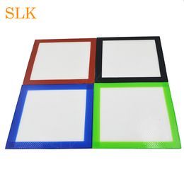 FDA approved rectangle shape Silicone Mats Wax Non-Stick Pads Silicon Dry Herb Mat Food Grade Baking Mat Dabber tools Dab Pad