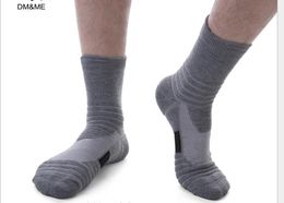 Men's barrel running socks, marathon socks, towels, sweat absorption and odor-proof foot basketball socks