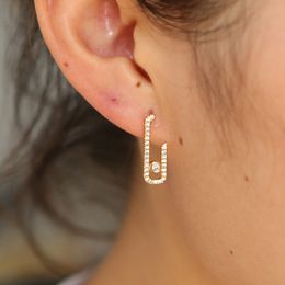 Fashion-shipping France Jewelry 925 Sterling Silver delicate cubic zircon cute Earrings For girls elegant mini kids s925 simple ear