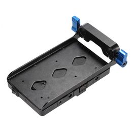 Freeshipping V Battery Plate E6 Battery Adapter for Sony V-Mount Battery for Canon 5D2 5D3 DSLR Rig for BMCC BMPC with 15mm Rod Clamp