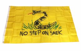 No step on snek Flag Polyester snake Tea Party Flag 3 X 5 FT 150*90 CM In-kind Shooting