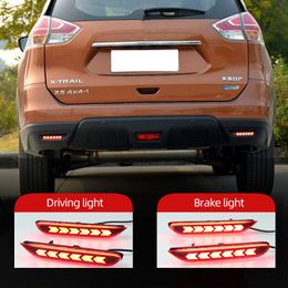 For Nissan Qashqai 16-22 X-trail 14-16 Teana Altima 19-21 Led Brake Light Rear bumper Reflector for Infiniti Fog Lamp