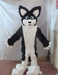 2019 Discount factory sale Border Collie Husky Dog Mascot Costume Halloween Christmas Birthday Celebration Carnival Dress