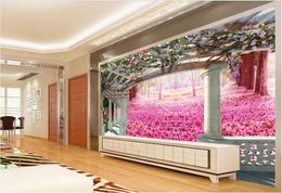 modern wallpaper for living room 3D pink wallpapers cherry wallpapers blossom garden living room background wall
