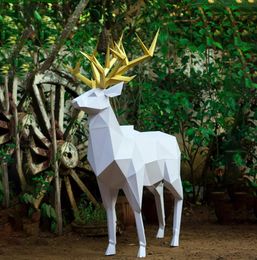 1m high forest empty deer Novelty Items floor decoration large ornaments equal proportion shop door light luxury Jewellery office paper Mould