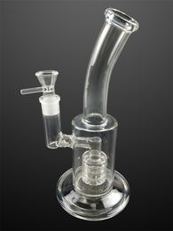 Big Matrix Perc Percolator Oil Rigs Glass Bong Hookah 11.8Inch Water Pipes Dab Rig 14mm Female Joint