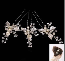 Bridal jewelry handmade leaf bun bridal tiara wedding dress jewelry wedding accessories