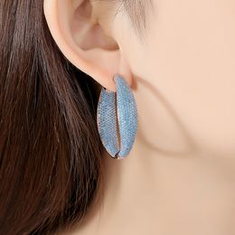 Wholesale-Queen Lotus New Luxury Fashion Earrings for Women Hoop Earrings High Quality Earrings Jewellery wedding Earring