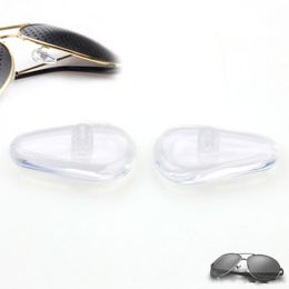 Anti-slip Adhesive Contoured Soft Silicone Eyeglass Nose Pads with Super Sticky Backing DHL Free