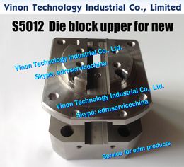 (1pc) S5012 Die block upper for new type AWT 3082519 for Sodic AQ325L,AQ535L,AQ360 series wire cut edm machines