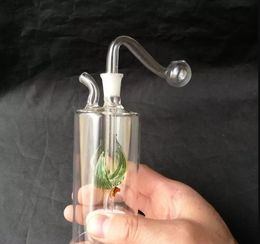 New green leaf hoses Wholesale Glass bongs Oil Burner Glass Pipes Water Pipes Oil Rigs Smoking Free Shiphjjh ping