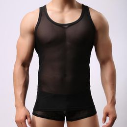 Sexy Corsets Teddies Bodysuits Lingerie Sexy Leotards Men's Jumpsuit See through Gauze Undershirts Gay Sheer Shapers Men Bodysuits