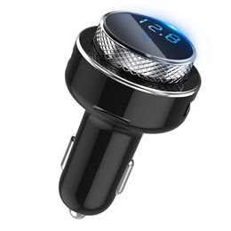 New car MP3 bluetooth player Car fm transmitter qc3.0 fast charge car charger dhl free