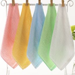 Newest bamboo Fibre facecloth towel child small soft convenient wash the face towels 25x25cm free shipping W8442