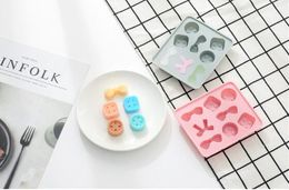 Bow candy button shaped ice grid - silica gel ice grid.
