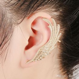 Designer Women Ear Cuff Armor Wings Alloy Earrings Jewelry For Birthday Christmas Gift
