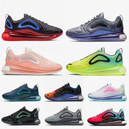 Nike Air Max 720 Chaussures de course audacieuses Northern Lights Red Sunset Sea Forest Be True Volt Noir Sunrise Etoiles Designer Hommes Baskets Sneakers