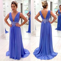 sexy high vneck long formal party dresses sleeveless sequins chiffon ruched party gown cheap backless sweep train custom made evening dress