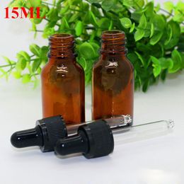 624pcs Lot Eye Dropper Reagent Container 15ml Essential Oils Perfumes Bottles Wholesale For Skin Care Products