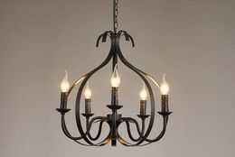 Pendant lights creative mediterranean chandelier lamps personalized American European vintage chandeliers living room MYY