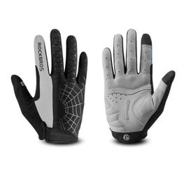 Touch Screen gloves Padded Cycling Full Finger Gloves Windproof Breathable Road Bike Mountain Biking Racing gloves Sports accessories guard