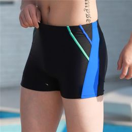 Mens Swimwear Mens Boxer Shorts Swimsuit Swimming Trunks Male Swim Surf Bathing Suit plus size XXL Quick-drying briefs