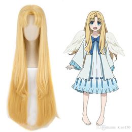 The Rising of the Shield Hero Firo Cosplay Wig Long Gold Blonde Straight Hair