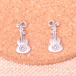 110pcs Charms acoustic guitar 21*9mm Antique Making pendant fit,Vintage Tibetan Silver,DIY Handmade Jewelry