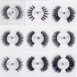 Handmade Mink 3D hair false eyelashes thick natural long soft & vivid curly fake lashes with luxury packaging 16 models available DHL Free