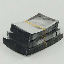 5*7cm - 12x17cm plain pocket, 200pieces/lot aluminium foil bags heat seal - Silvery aluminzing packing food bag / plating foil plastic pouch