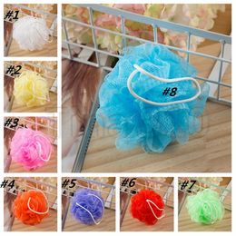 Bath Ball Bath Flower Shower Sponge Mesh Scrubber Body Cleaning Mesh Shower Wash Sponge Product Bathroom Accessories bathwareT2F5011