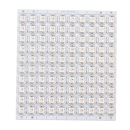 100pcs WS2812B SK6812 4-Pin LED chips With Black White PCB Heatsink (10mm*3mm) WS2811 IC Built-in 5050 RGB SMD chip DC5V Light Beads