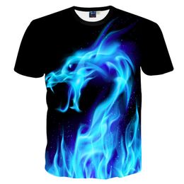 -T-shirt modella molto bella Men Donne 3D T Shirt T-shirt 3D Pronta Autunno Tree Autunno Antlers Deer Summer Tops Tees Plus Size